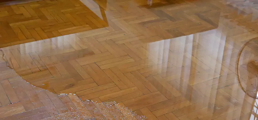 Laminate Wood Floor Water Damage Repair in Columbus